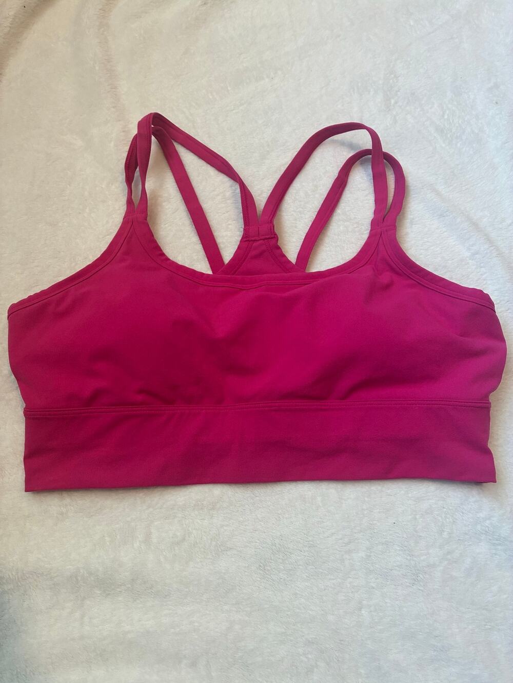 Fabletics women’s medium sports bra padded pink